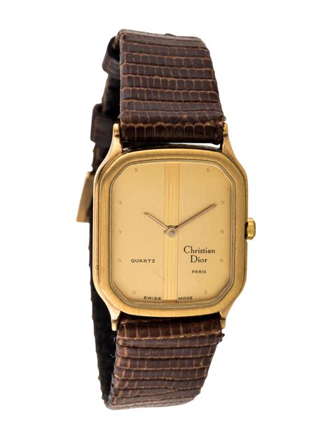 black dior watch|vintage christian Dior watches.